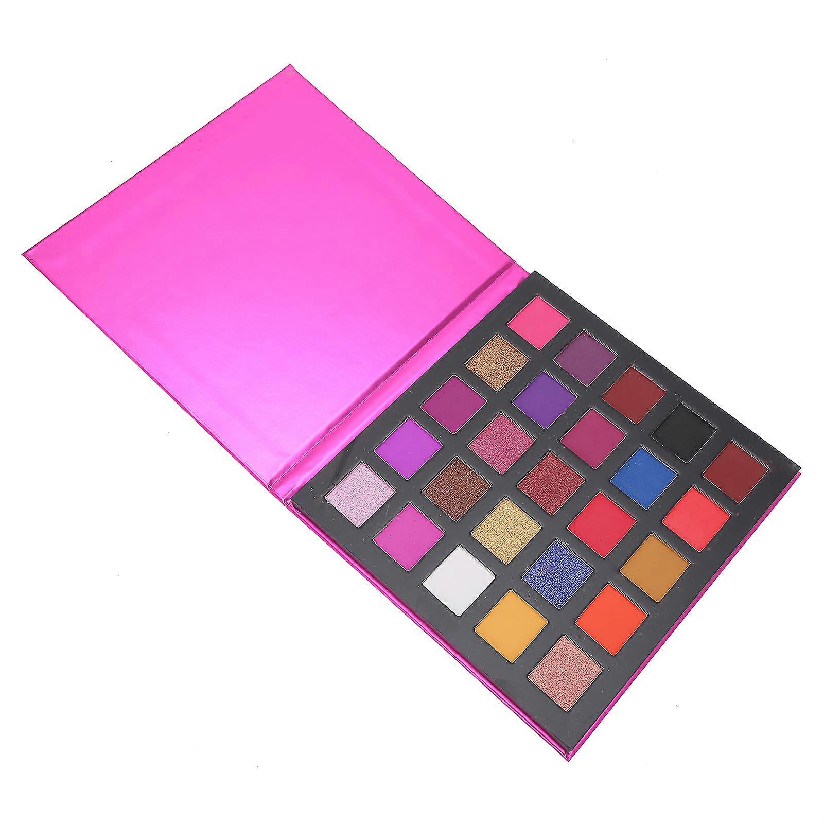 Langmanni 25 Colors Long Lasting Eyeshadow Glitter Matte Eye Shadow Pigmented Cosmetic Tool#A