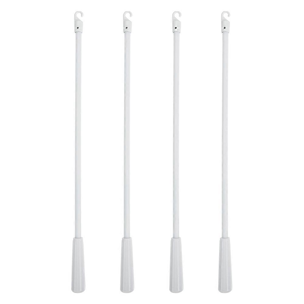 Vertical Blinds Rod Simple and Fashionable Blinds Replace Rods Window Blinds Accessories 12-Inch White Sturdy for Heavy Curtains 4Pcs
