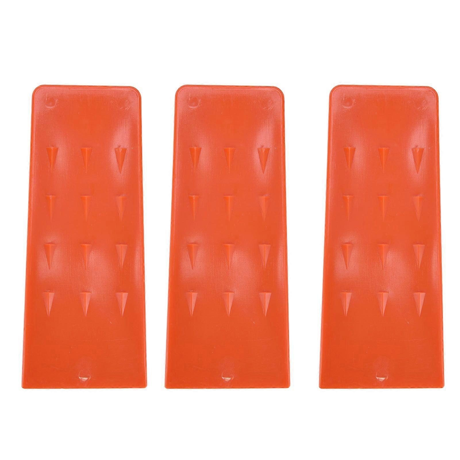 3pcs 8in Felling Wedges Spiked Plastic Safe Logging Tools for Chainsaws Tree CuttingYMJJ