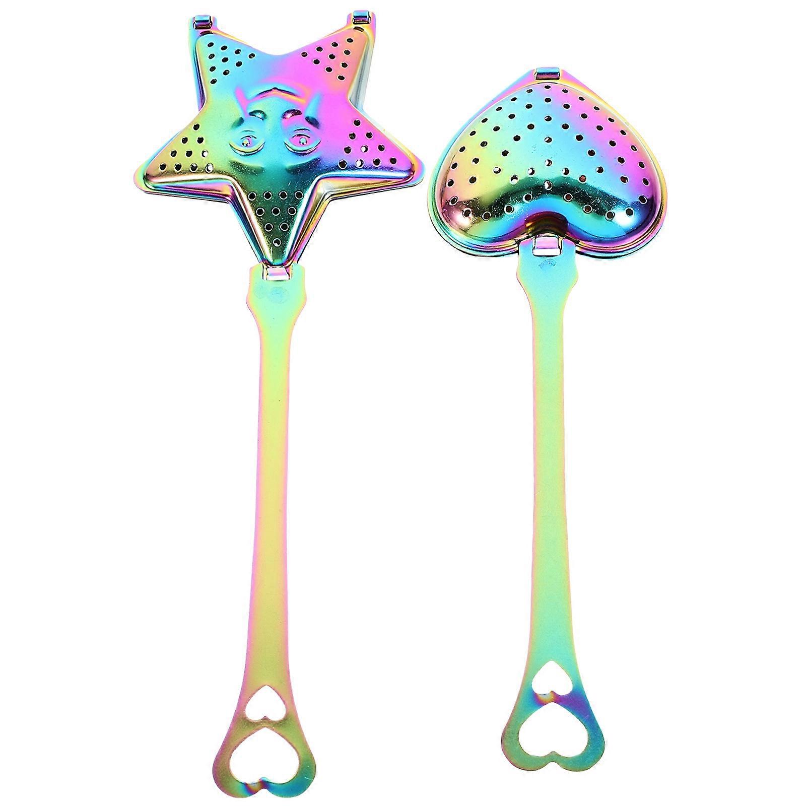 Food Grade Stainless Steel Tea Steeper For Loose Leaf Tea Infuser Filter Safe To Use Easy Clean 2Pcs
