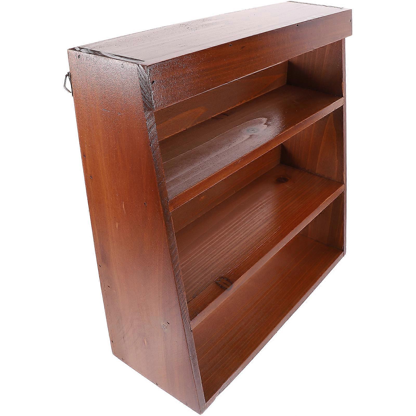 Wooden Riser Display Stand for Decoration Multi-Functional Desktop Storage Shelf