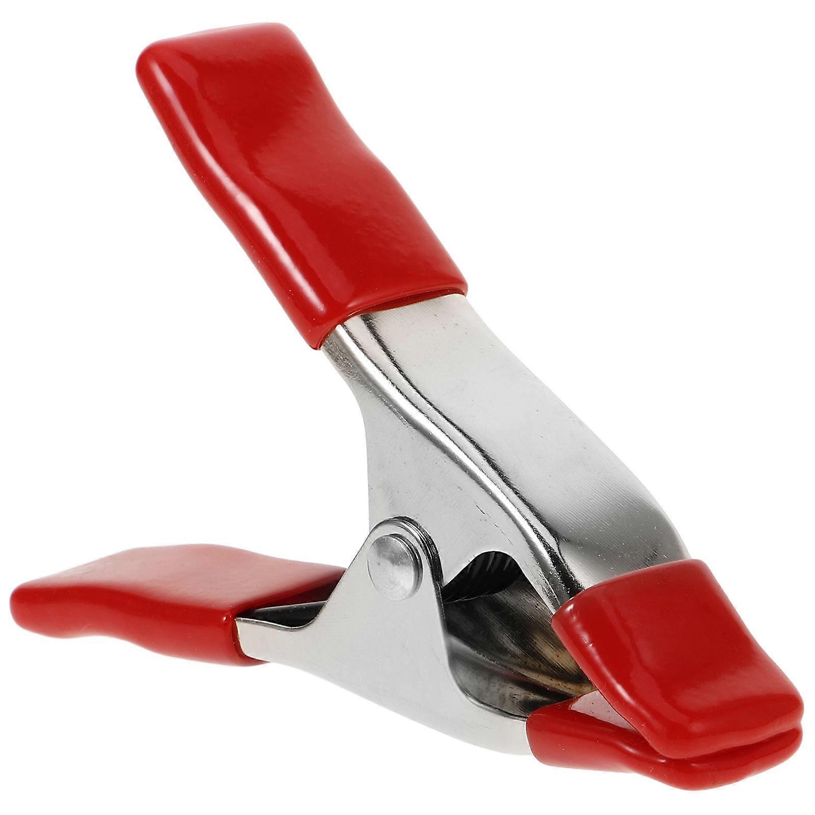 Photography Accessory Spring Clip Shape A-Shape Design Backdrop Clip Red .13X2.95X0.79in Home Renovation 1Pack