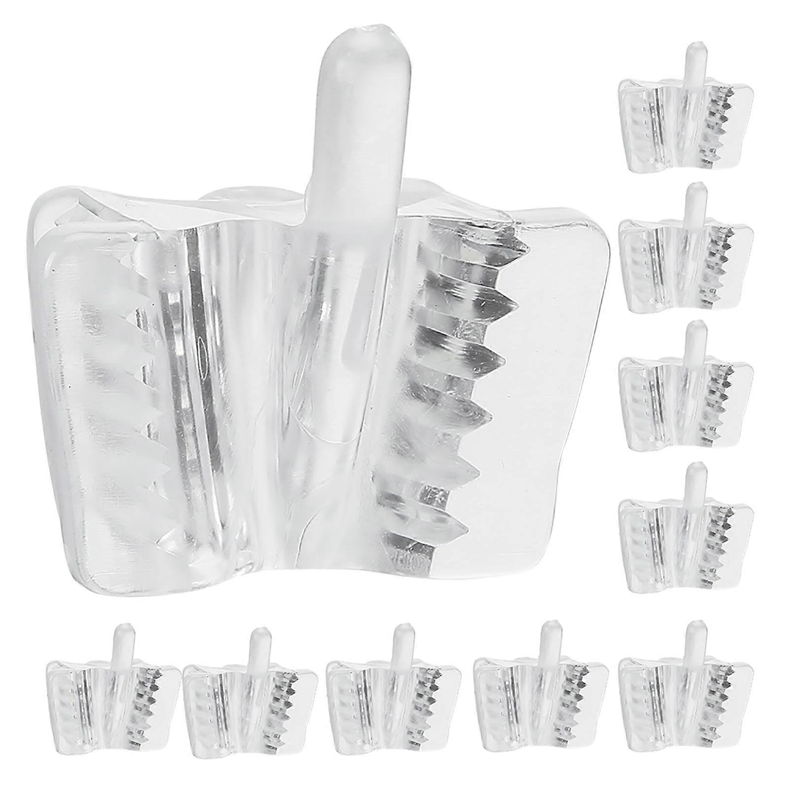 10pcs Dental Silicone Mouth Support Holding Reusable Mouth Opener RetractorL