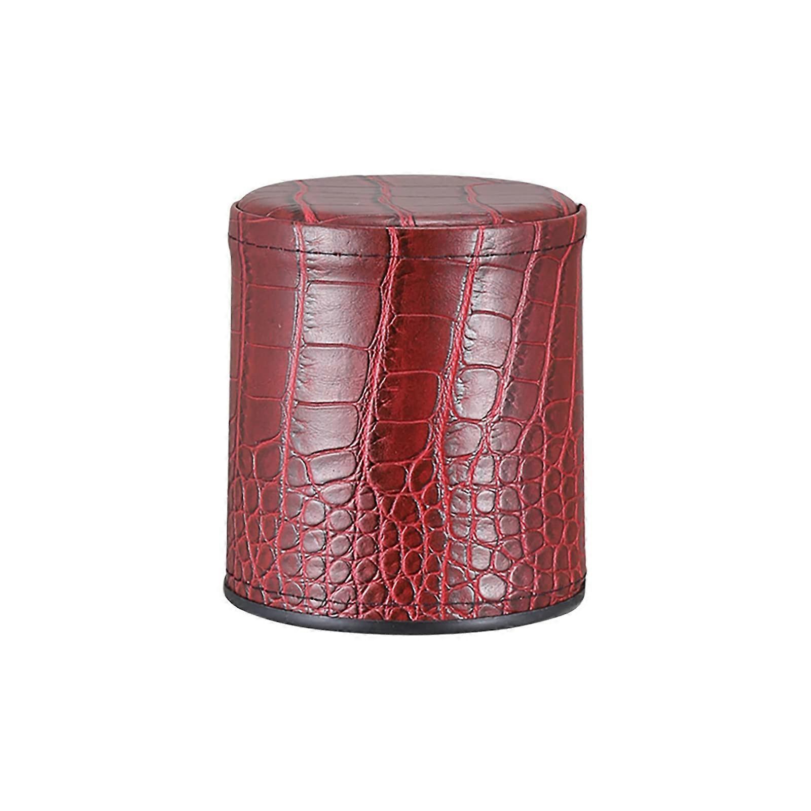 Dice Cup, Dice Cup, Dice Cup, Games, Liars, Crocodile Pattern, Bar, Plastic, Leather, Brown, Dice Cup