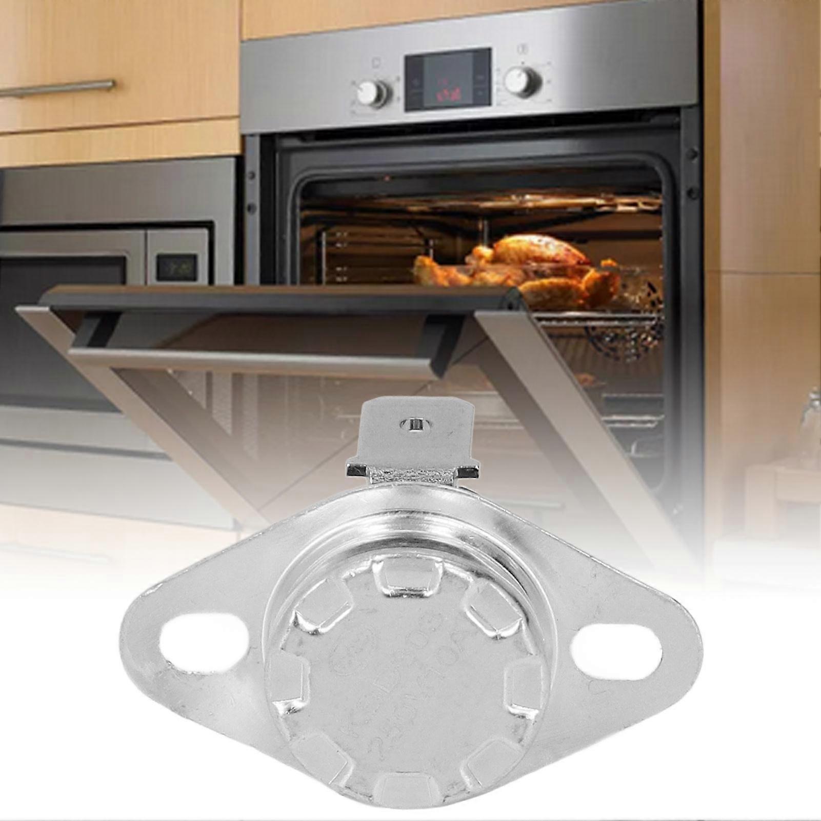 10Pcs Thermostat Thermal Switch Manual Hand Reset Bimetallic Chip Temperature Control Switch 10A 250V