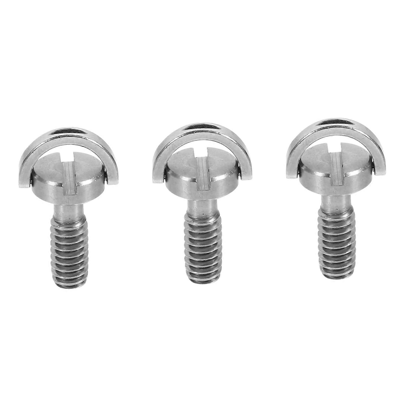 3Piece Slotted Tripod Monopod Ball Head Quick Release Plate for Insertion