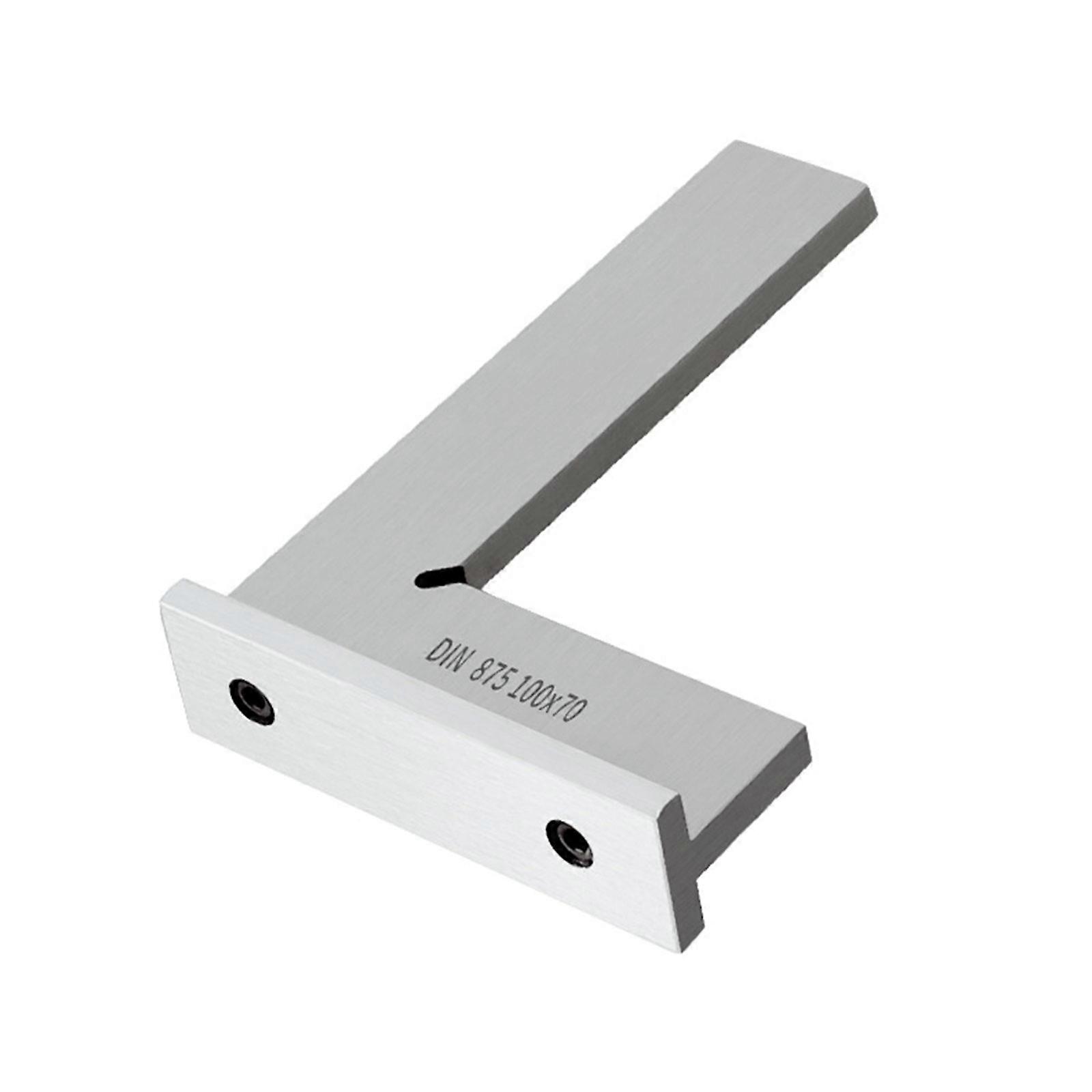 Multifunctional Flat Mouth Angles Rulers High Accuracy Wide Base Design Square Tool for Woodworking & Building Projects Multicolor