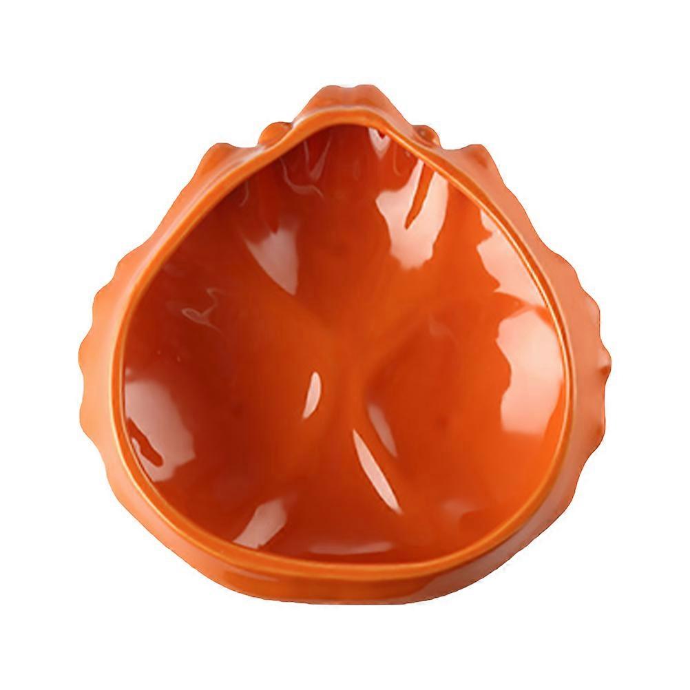 Japanese Style Crab Shape Ceramic Condiment Bowl Lightweight Seasoning Dish for Home and Restaurant Use Perfect for Sauces Oils Appetizers and