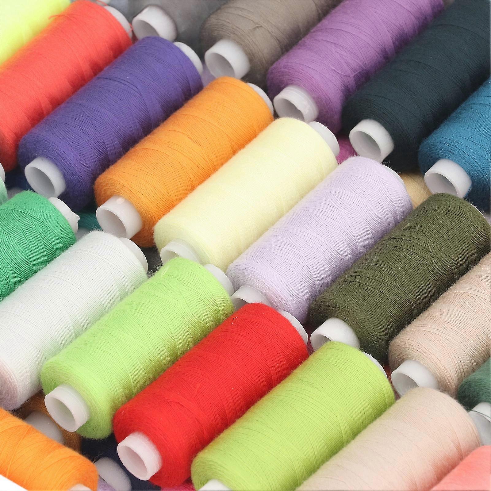 Sewing Thread Set 400 Yards 80 Colors Polyester Sewing Machine Threads for DIY Hand Stitching Quilting
