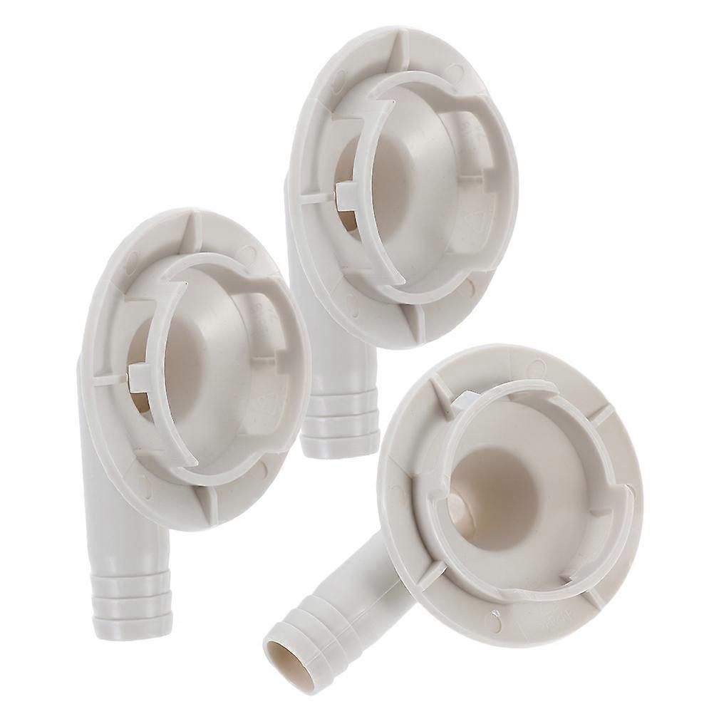Ac Drain Elbow Connector Air Conditioner Drain Hose Adapter Efficient Condensate Water Drainage Fittings Grey 3Pcs