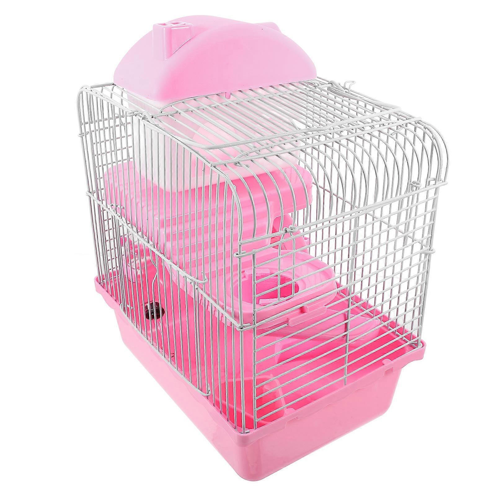 Rat Cage Double Layer Hamster Cage Large Space for Dwarf Hamsters