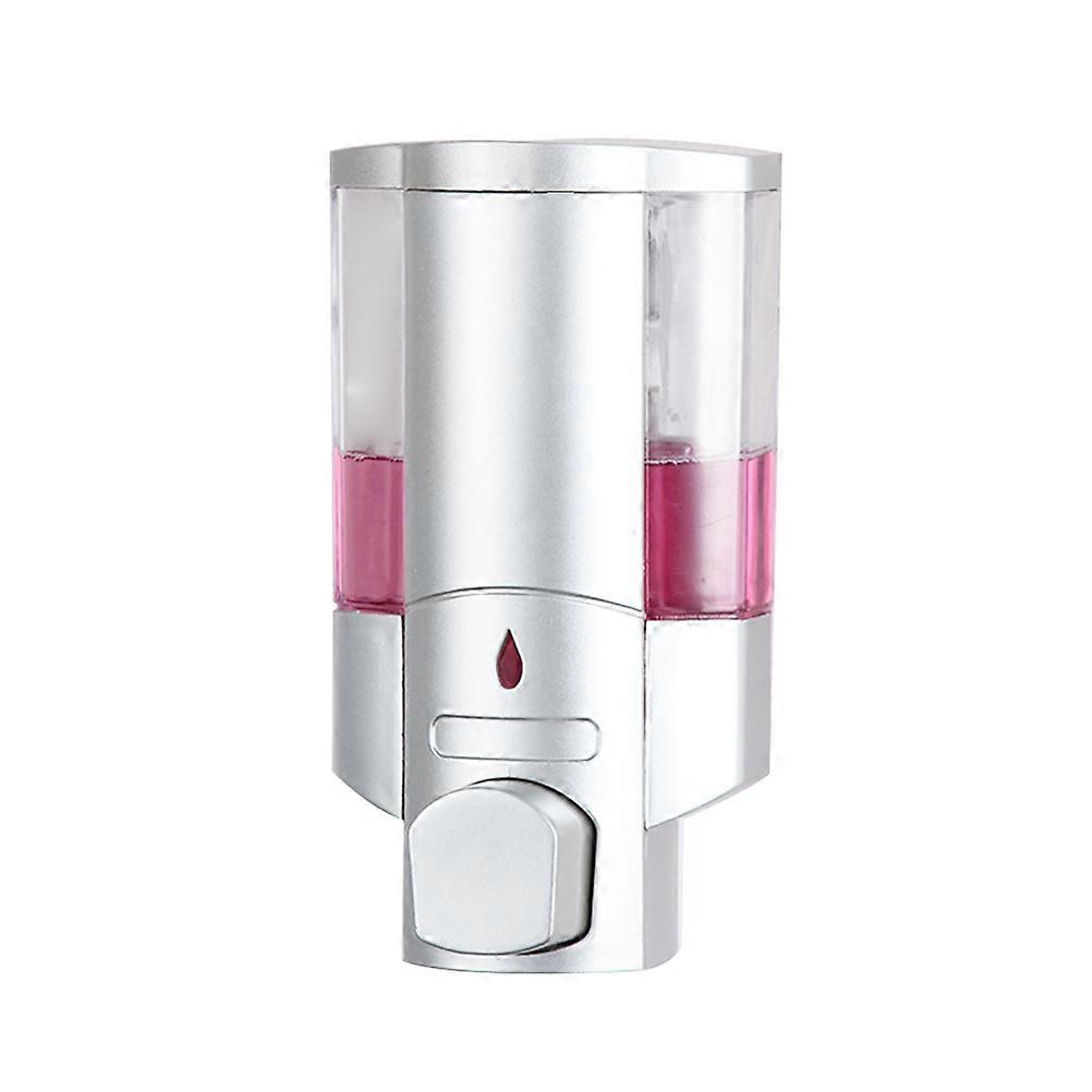 Household Users Foaming Soap Dispenser 300ml Silver Wall Mounted Easy To Install Humanization Design 1Set