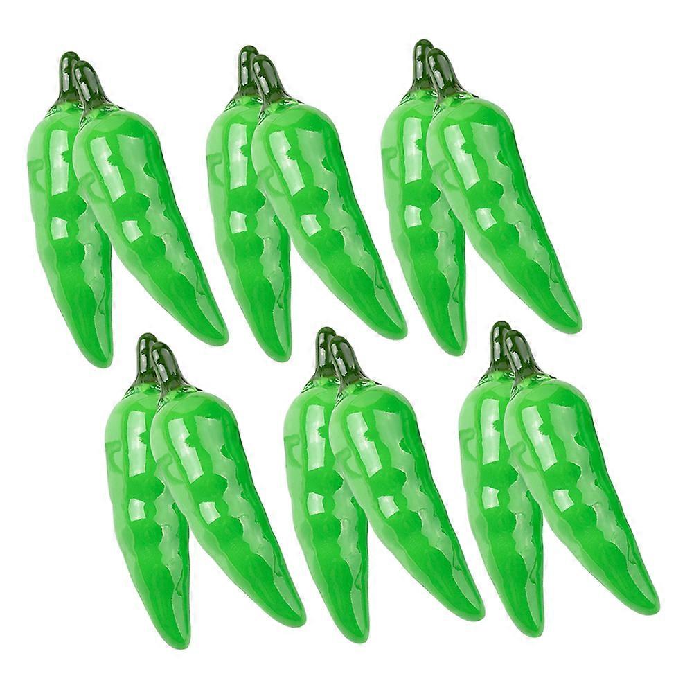 Miniature Chili Artificial Peppers for Decor 32Pcs Simulation Pepper Models