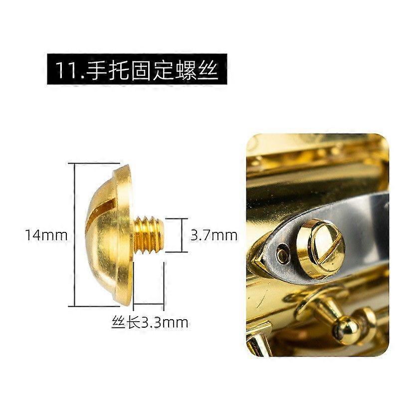 2pcs Saxophone Thumb Rest Screws: Tightening Screws For Fixing - Musical Instrument Repair Parts Compatible With Various Sax Models