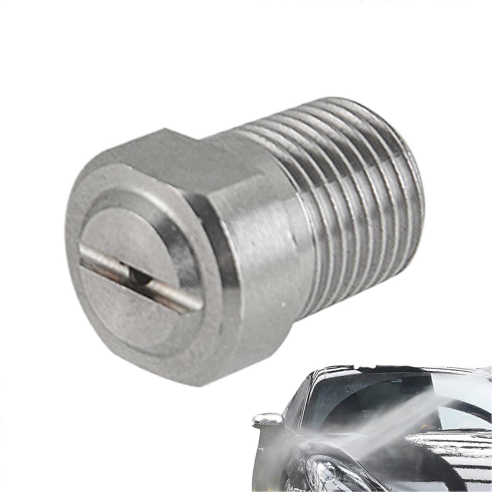 Pressure Disk Accessory Replacement for Garden - Stainless Steel 25 Degree Threaded Spray Nozzle with Wide Thread Design 1/8 Inch
