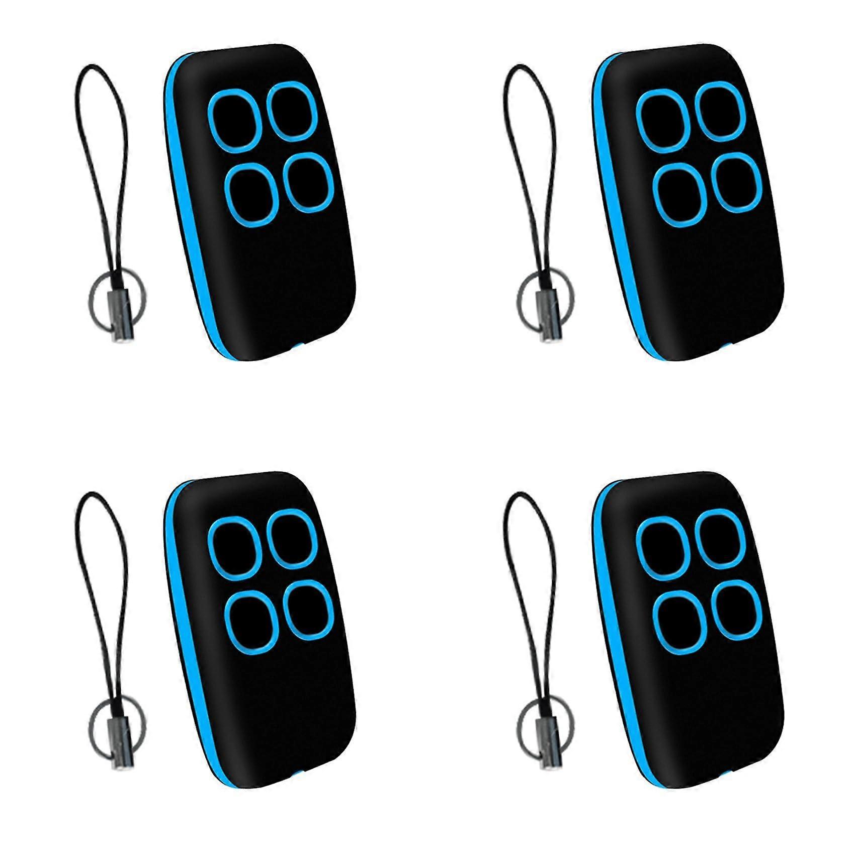 Garage Remote Control Duplicator Multifrequency 250-913MHz Four Remotes Universal Door Opener Blue