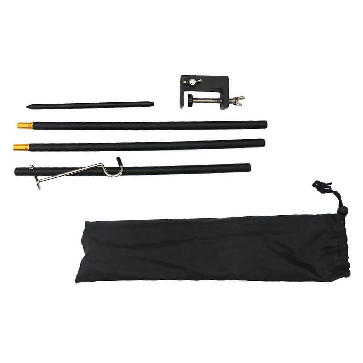 Camping Lamp Tripod Aluminium Alloy Portable Lantern Holder for Tent Folding Light Pole for Outdoor Fishing and Hiking