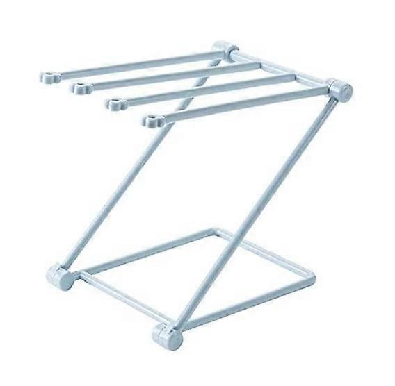 Folding Towel Rack, Vertical Kitchen Towel Holder, Storage Organizer, Tablecloth Drying Rack, Towel Rack, Towel Rack, Towel Rack/O