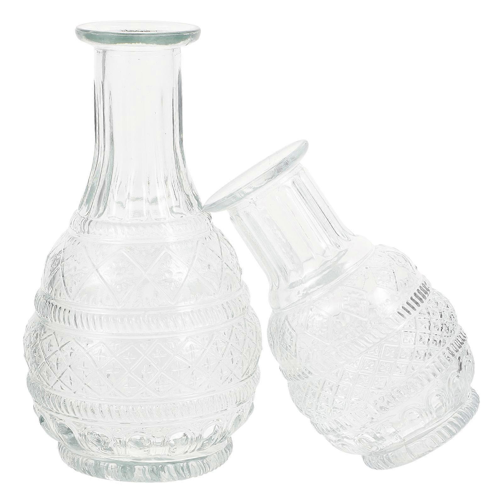 Glass Flower Pot, Sturdy Option Ideal for Everyday Decoration