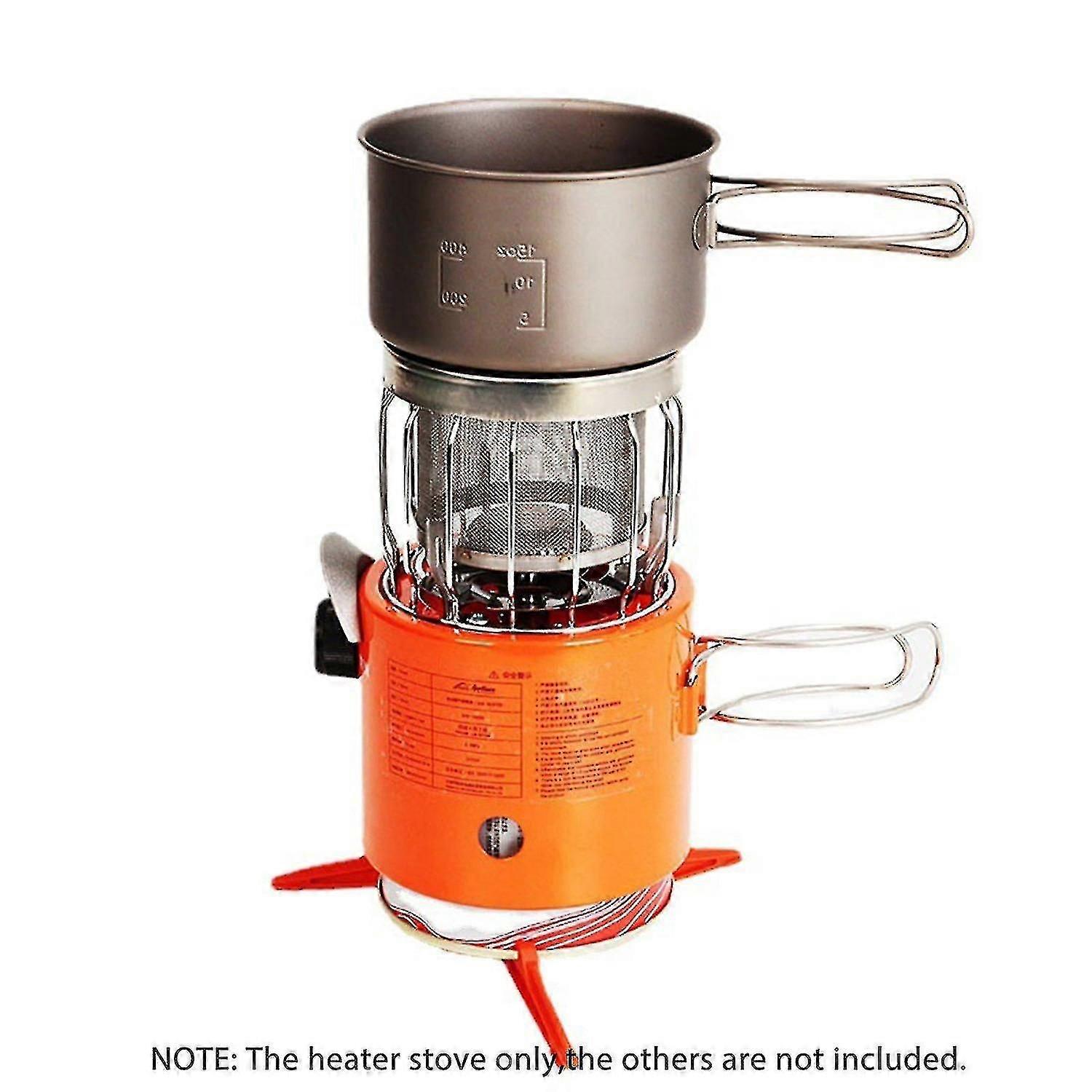 2000W Portable Mini Gas Heater Camping Stove Heating Cooker For Cooking Backpacking Ice Fishing Camp