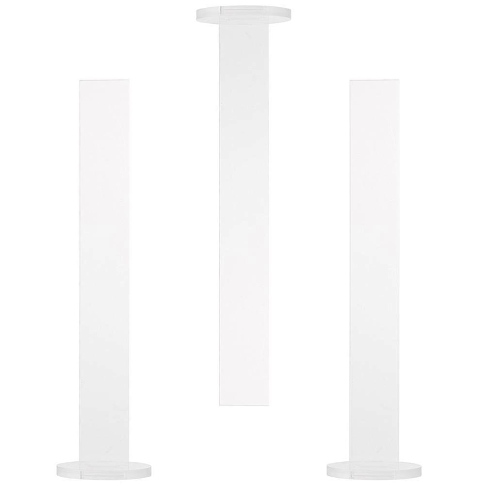 Acrylic Tape Riser Display Stand Transparent Tape Rack Holder for Home Office, 3 Sets, Sleek & Safe Design for Organized Storage
