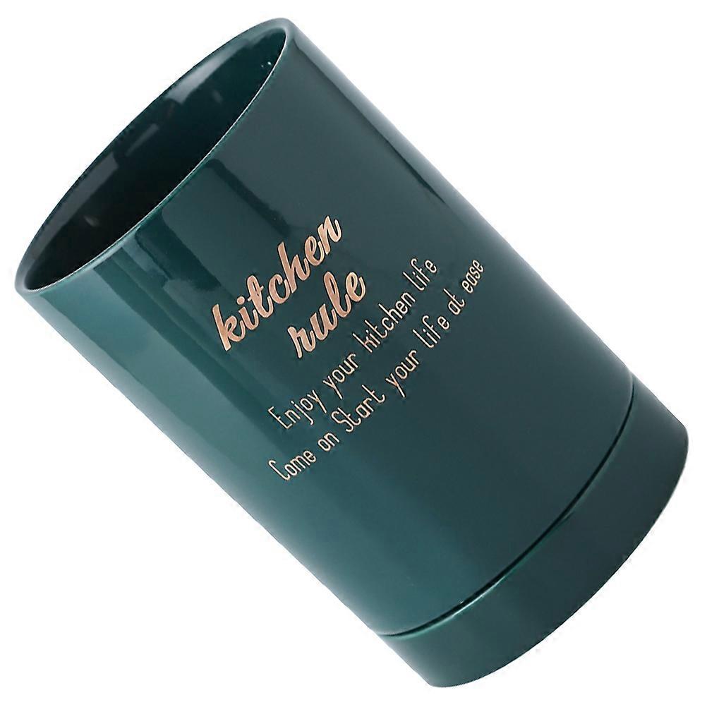 Chopstick Cases Rectangular Ceramic Storage Holder Green 19x12.7cm Great For Maintaining Kitchen Tableware 1Pack