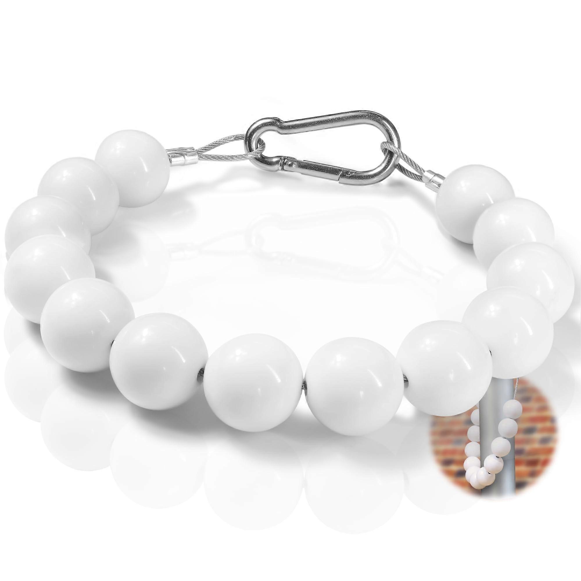 Authentic Beaded Flag Retainer Ring for Internal and External Halyard Flagpoles  Keep Flag Close to Pole  Fits 2 to 3' Diameter Pole (38.1 cm)