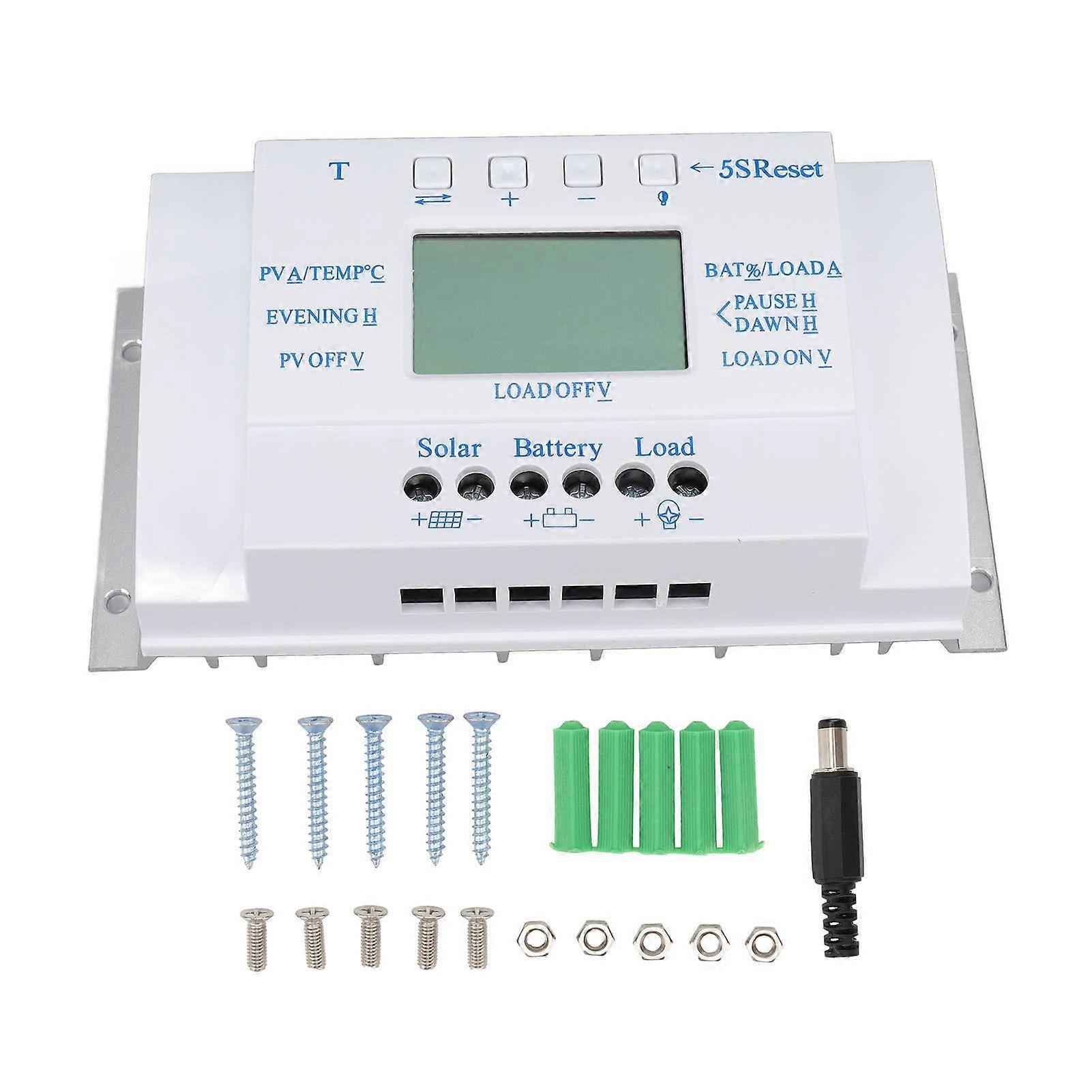 12V 24V Solar Controller Smart Solar Charge Controller MPPT T40A with Display Screen