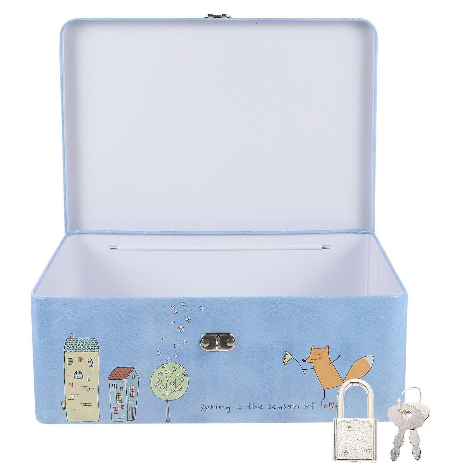 Mini Tinplate Storage Box For Home And Office Use Perfect For Delicate Items In Multi Color 1Pcs