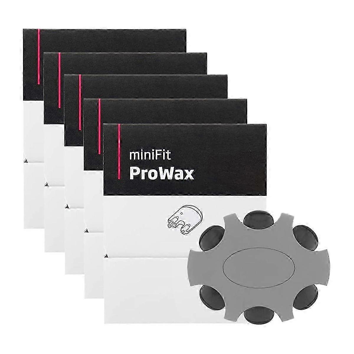 Προστατευτικά κεριών Φίλτρα για Minifit Prowax, Ακουστικά βαρηκοΐας Ανταλλακτικά Αναλώσιμα καθαρισμού Kit Αξεσουάρ 5 Pack