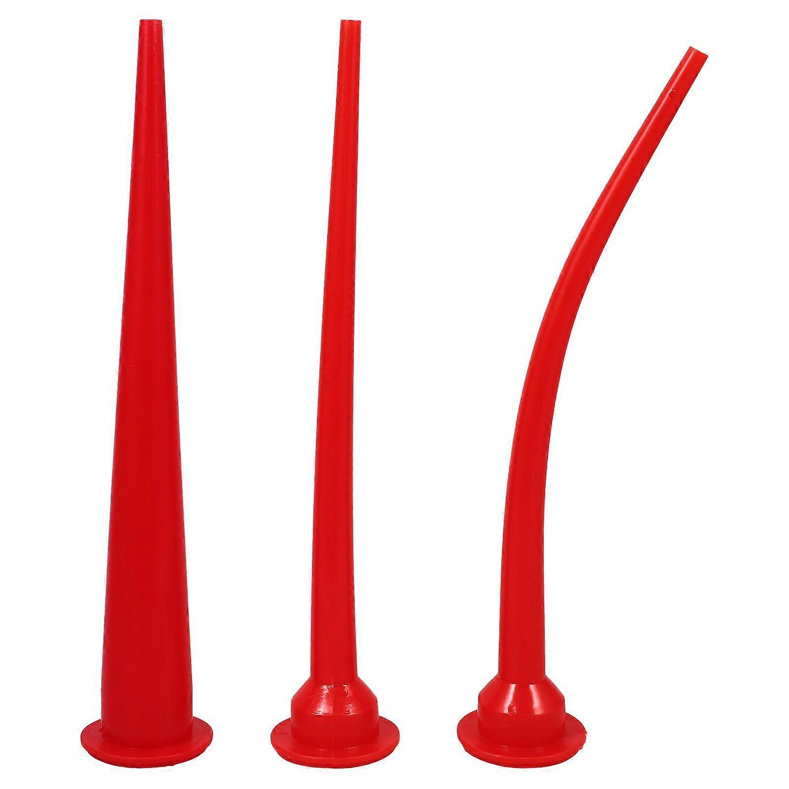 3pcs Caulking Nozzle Assorted Caulk Applicator Nozzle Replacement Caulking Nozzle Tips