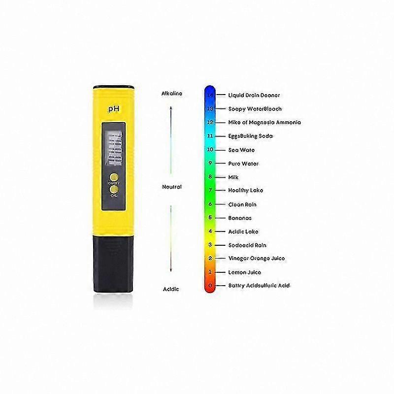 Portable pH Meter, Digital Water Quality Tester with 0.01 pH Accuracy, 0-14 Range, ATC for Freshwater Aquariums, Hydroponics, and Drinking Water Analy