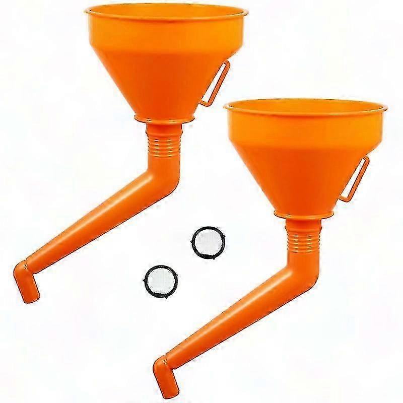 2-Pack Engine Oil Funnels for Easy Car Maintenance