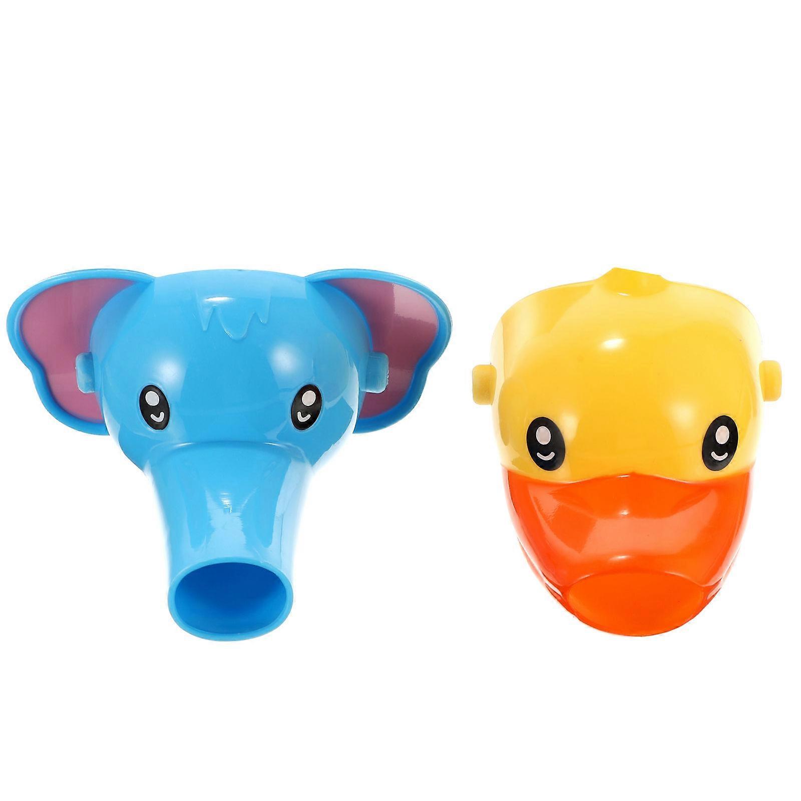Kids Faucet Equipment Faucet Extension Hand Washing Devices Plastic Assorted Color for Home Use 2Set