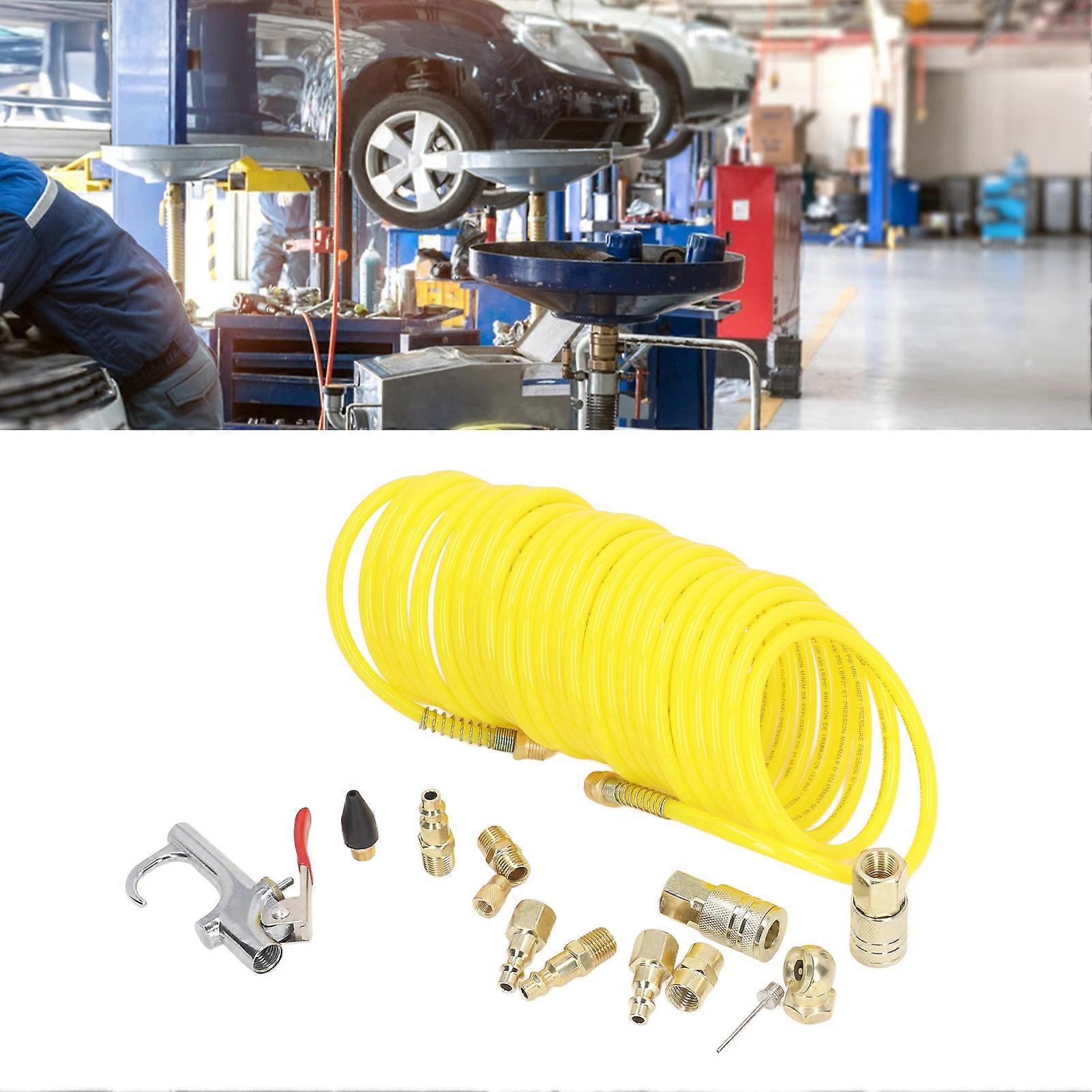 14PCS Air Compressor Kit with 1/4 Inch Quick Connector Hose