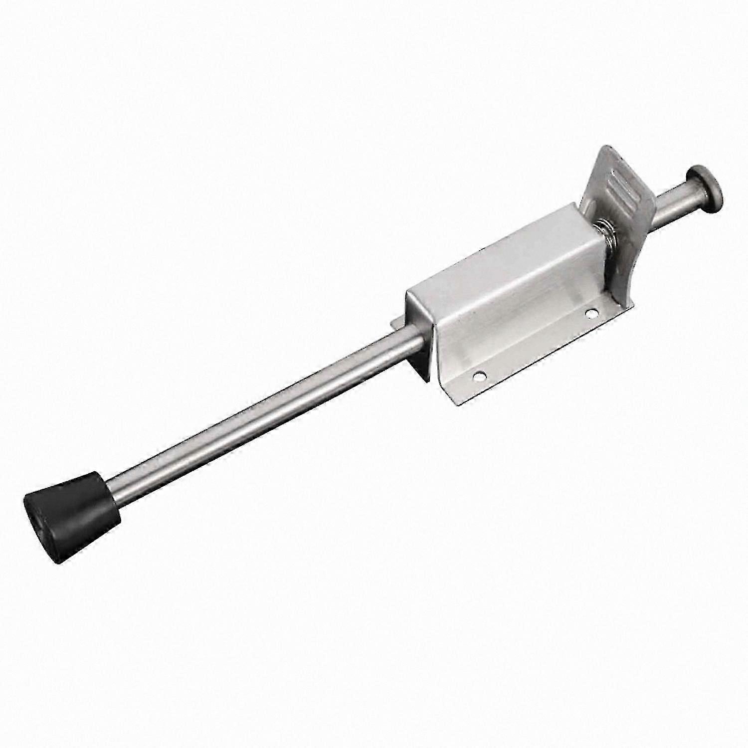 Durable Kick-Down Door Stop - Rustproof Floor Mounted Holder for Residential and Commercial Use