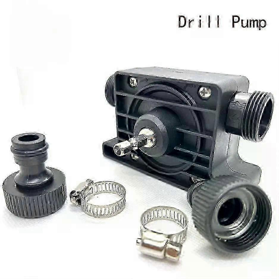 Portable Electric Self-Priming Hand Electric Drill Water Pump Micro...