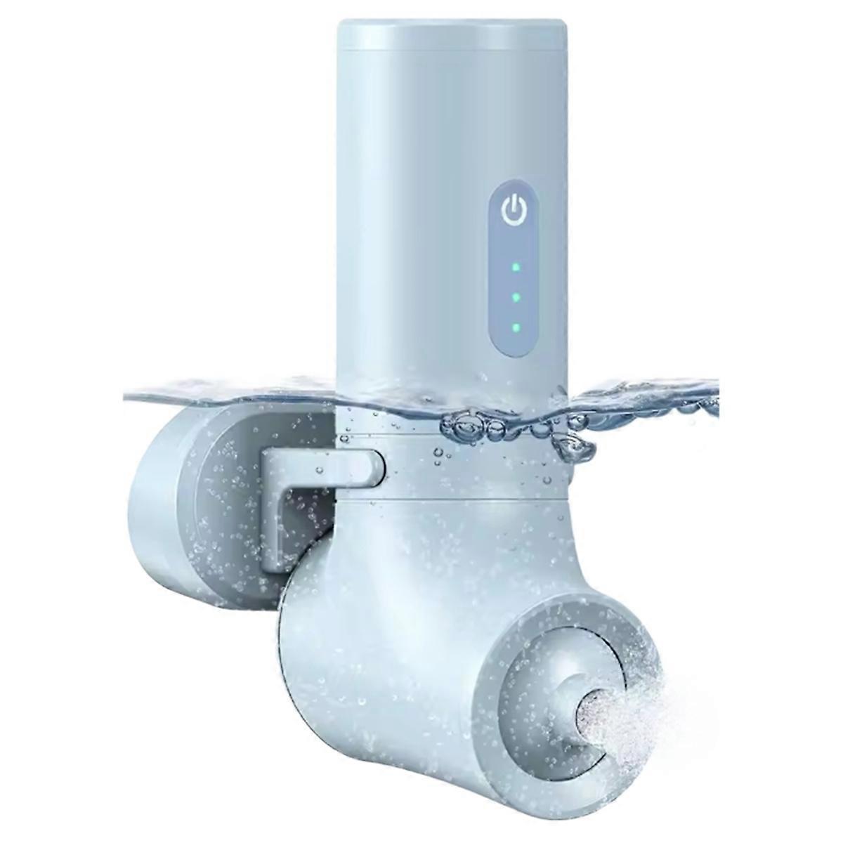 Household Foaming Machine Bath and Shower Bubble Machine Blue