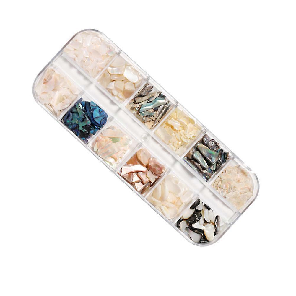 Fingernail Decals Creative Nail Patches Irregular Shape Assorted Color for Manicure 1 Set