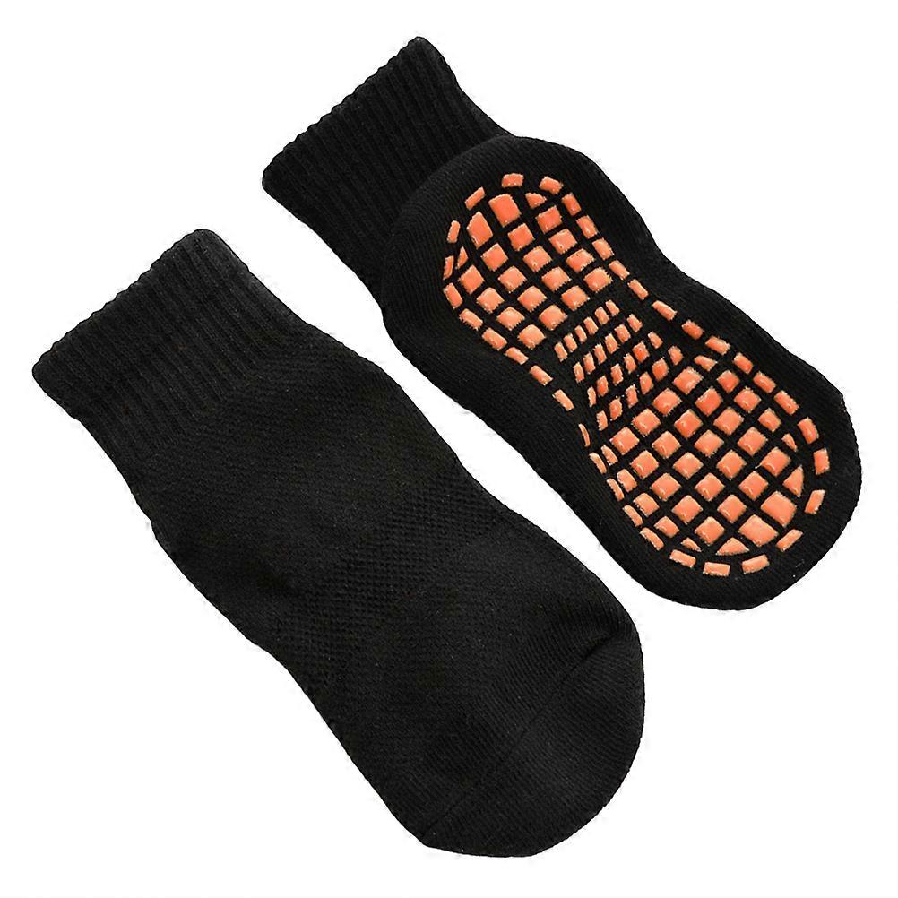 Toddler Socks Non-Slip Floor Socks for Kids S Size Breathable 3 Pairs