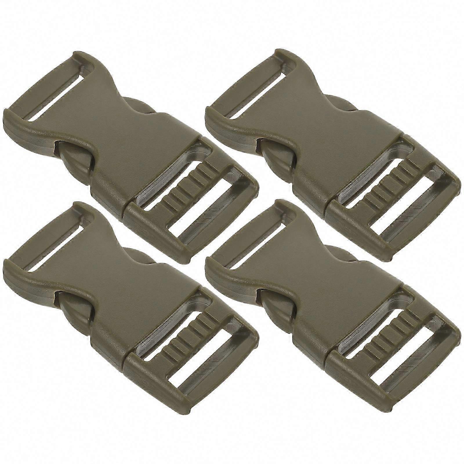 Quick Release Backpack Buckle Replacement 4Pcs for Men and Women Rectangular Side Buckles