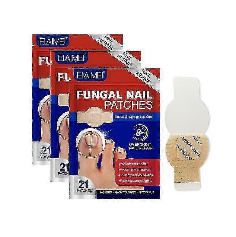 oenail Fungus Patch Waterproof Nail Repair Patches Nail Ingrown Correction Stickers 1/2/3/4/5Pcs for Discolored Or Damaged Nails