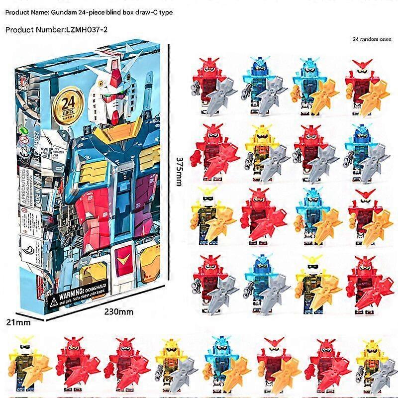 Festive Christmas Advent Calendar Up to 24 Pieces Blinds Raffle - Type C_1