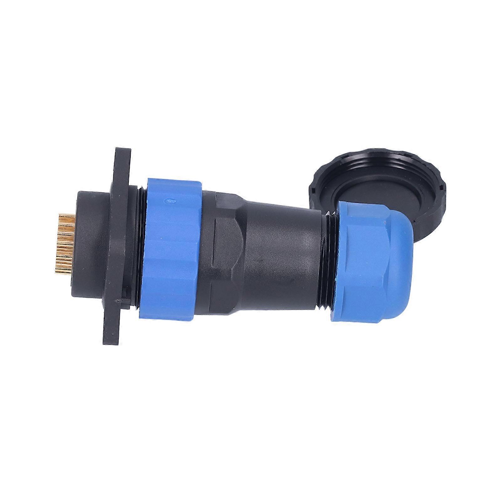 Waterproof Square Flange Plug Socket 4 Hole M28 5A SP28