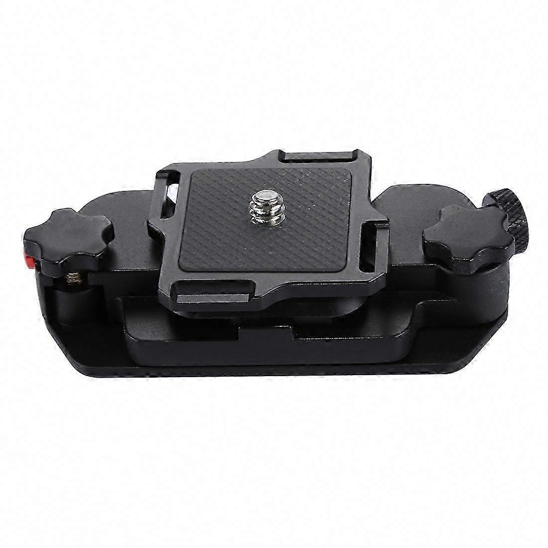 PULUZ Aluminum Alloy Quick Release Camera Clip with Plate for DSLR and Mirrorless Cameras