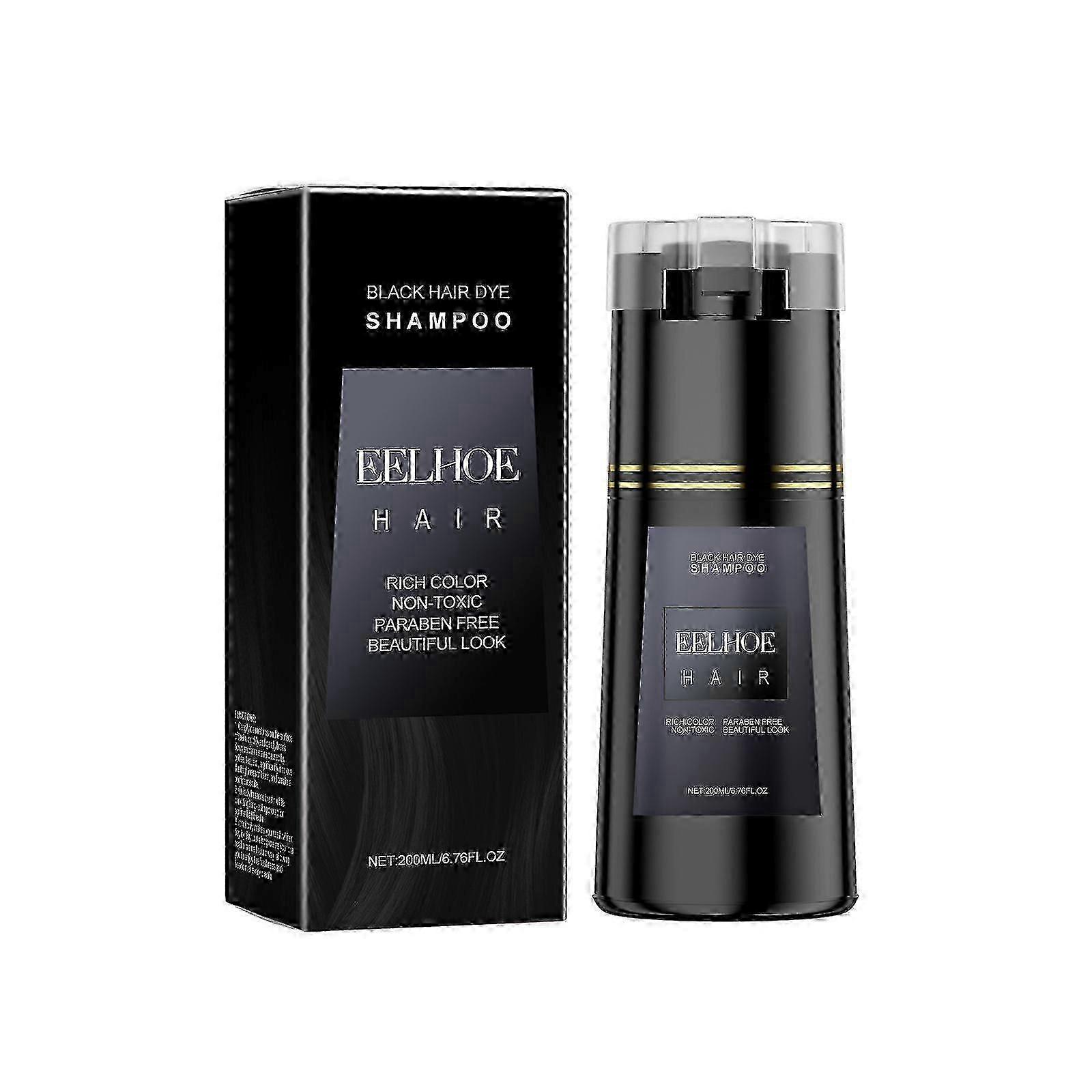 Farbfärbendes Shampoo, Sofortiges Farbfärbendes Shampoo, Unisex Sofortiges Farbfärbendes Shampoo, Farbfärbendes Shampoo zum Abdecken von grauem Haar