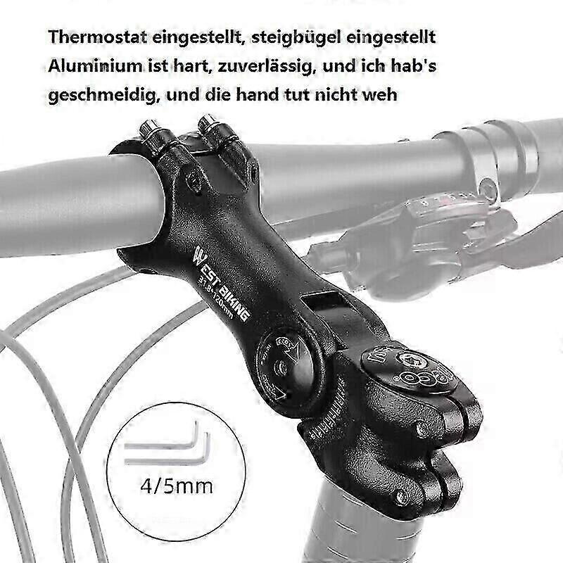 MTB 自行车车把立管 ALU Stem Extension Cycle 可调节 DE