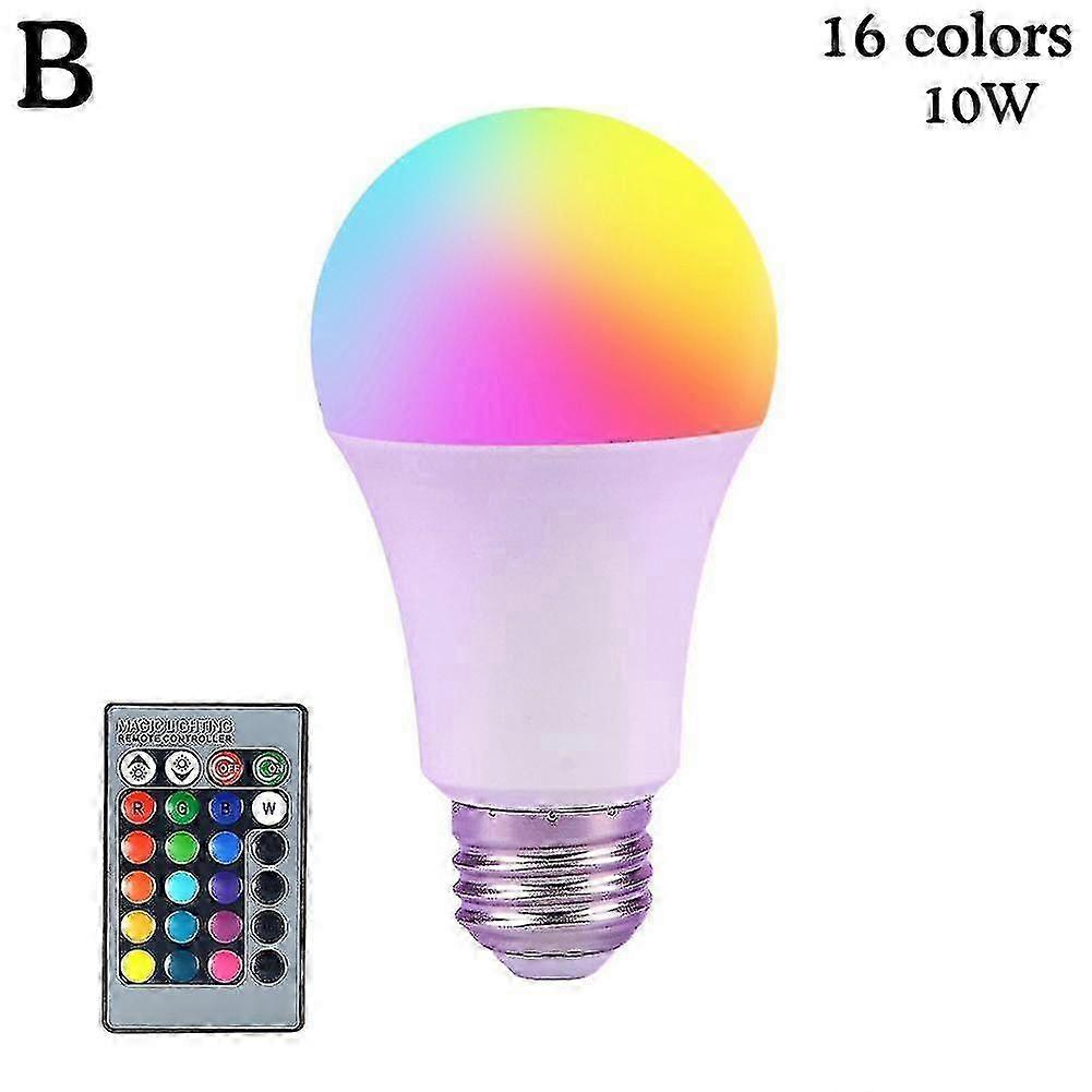 E27 LED Light Bulb 16 Color Changing With Remote For Home Party Room Decor