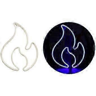 Flame Neon Sign, Red and Yellow Flame Neon with On / Off Switch, Flame LED Light Sign