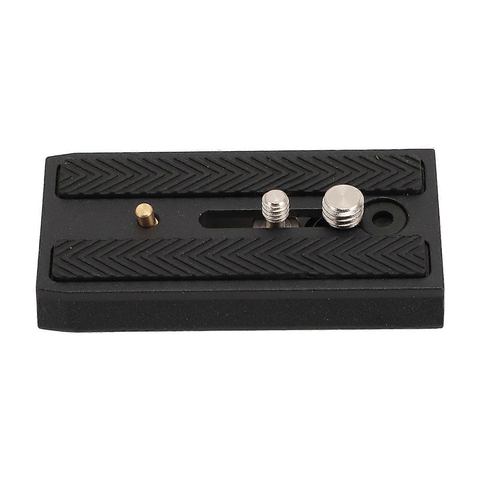 DSLR Camera Quick Release Plate with 1/4in and 3/8in Screws Universal Fit Aluminium Alloy Camera Mounting Plate